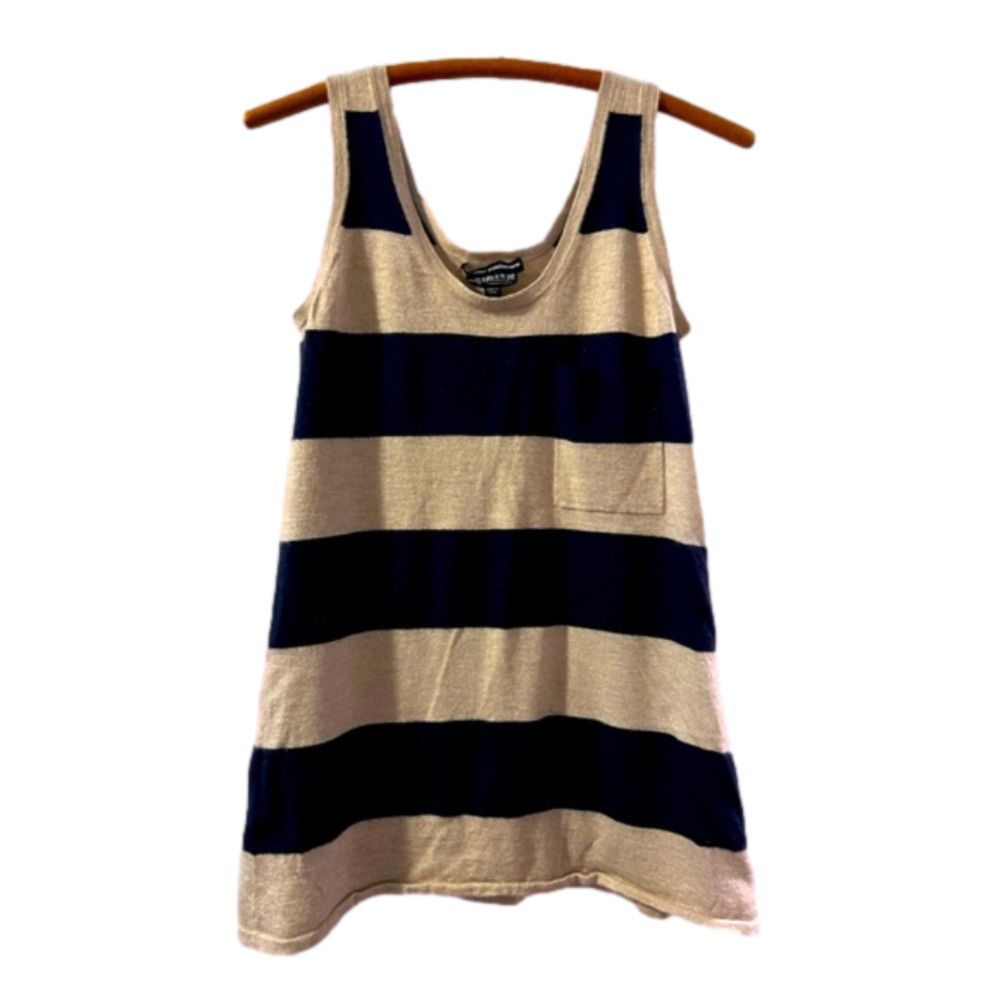 𝅺A . p e a . i n . t h e . p o d • cashmere blend black and oatmeal striped knit